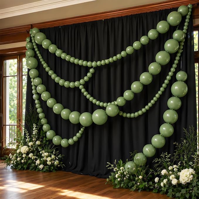 Sage Green Linking Balloons - Image 6