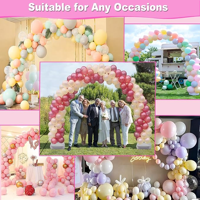 Balloon Arch Kit and Balloon Pump, 9Ft Tall & 10Ft Wide Adjustable Balloon Arch - Image 7