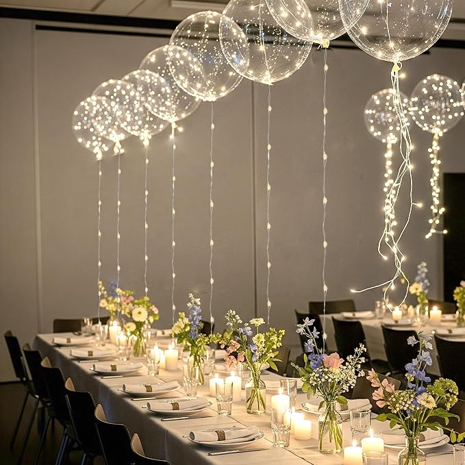 12PCS LED Light Up Bobo Balloons - Image 7