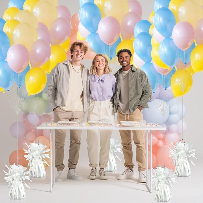 16 PCS White Balloon Weights Party Weights - Image 7