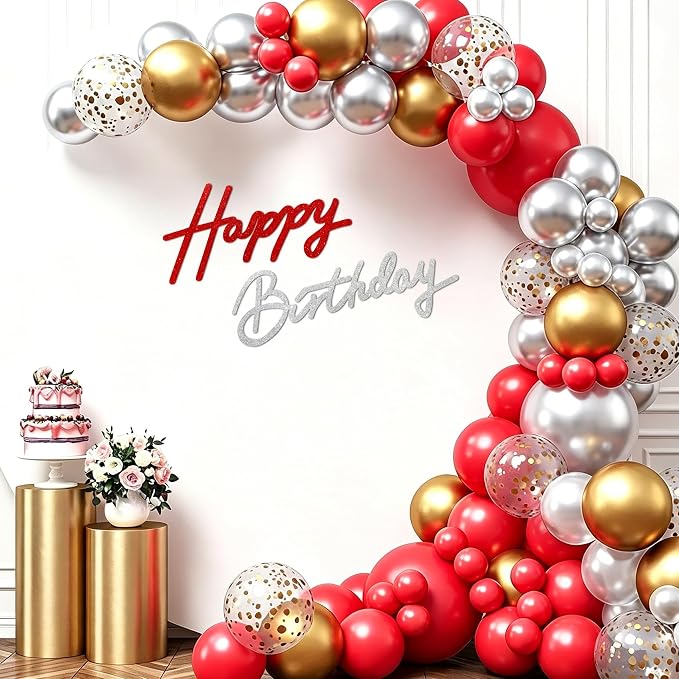 TONIFUL Happy Birthday Sign for Backdrop - Image 6