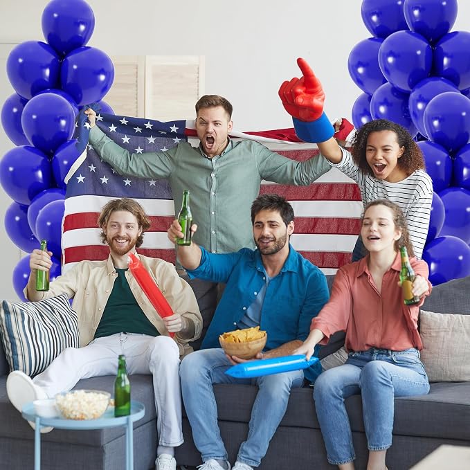 50pcs Royal Blue Balloons, Helium 12inch Dark Blue Party Balloons - Image 6