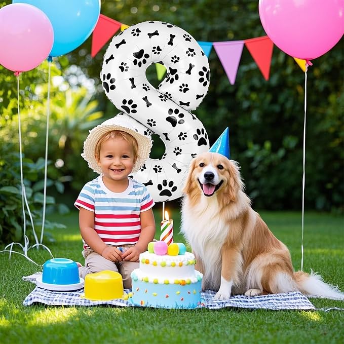 40 Inch Dog Foil Birthday Balloons - Image 7