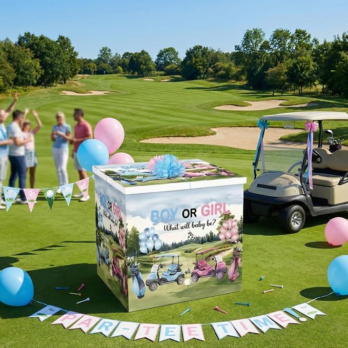 AmazingSpark 28in Giant Gender Reveal Gift Box - Image 6