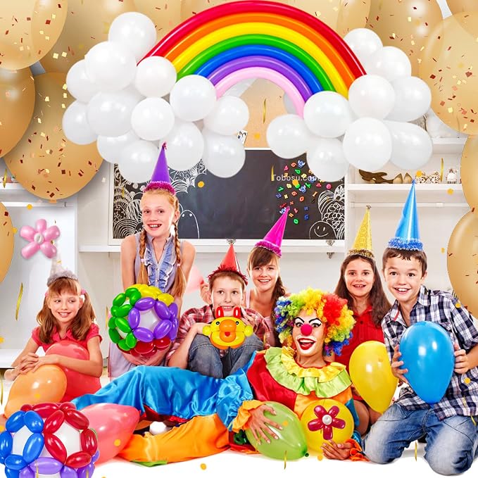 LXZFCRG 260 Balloons Pack of 100 Long Balloon Animal Twisting Balloons - Image 6