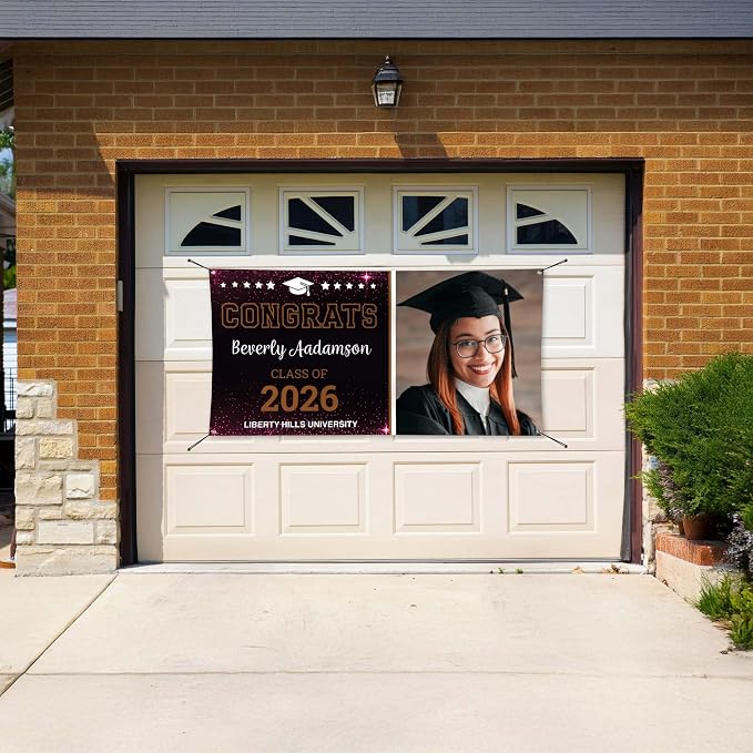 Graduation Banner Backdrop, Custom Class of 2026 - Image 8