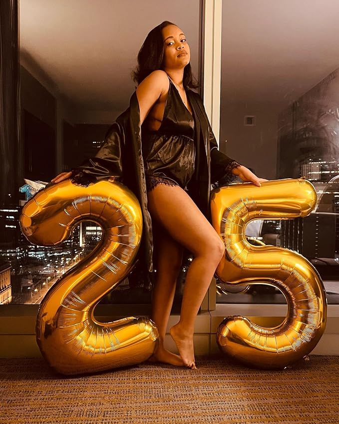 Gold Number 2 Balloon 40 Inch - Image 8