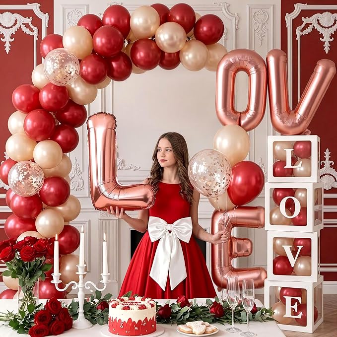 Valentines Day Party Decorations, Balloon Boxes - Image 8