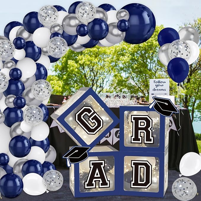 Navy Blue Graduation Decorations 2026 - Image 6
