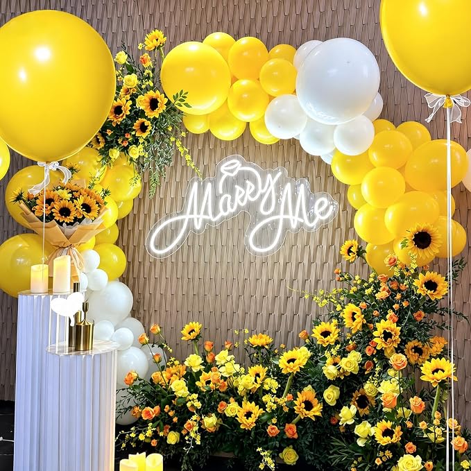 EMART Yellow Balloons 12 Inch 100pcs, Latex Balloons - Image 9