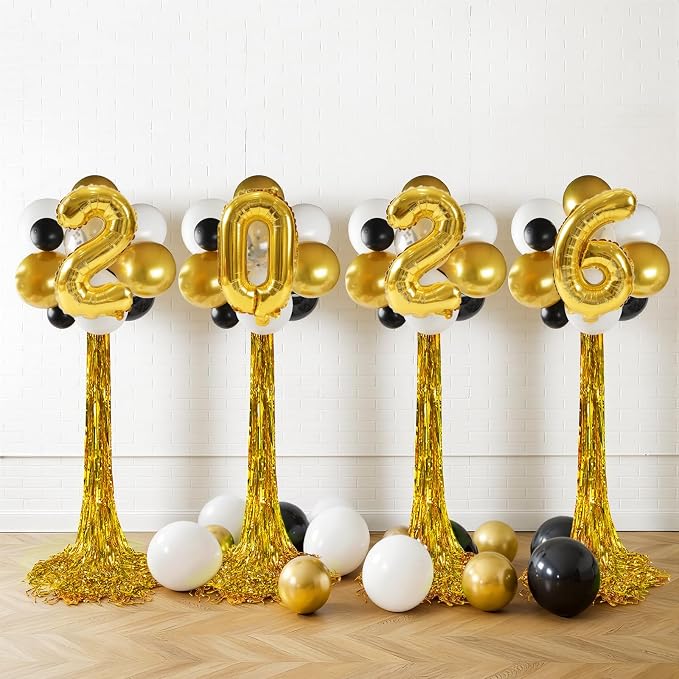 2026 Graduation Balloon Columns Kit – Set of 4 Standing Balloon Stands - Image 7