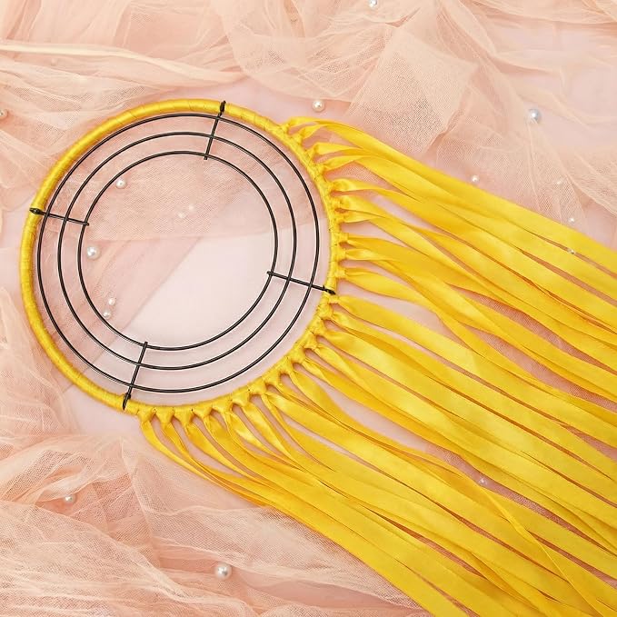 woric 120 Yards Yellow Satin Ribbon 3/8 Inch Ribbon - Image 6