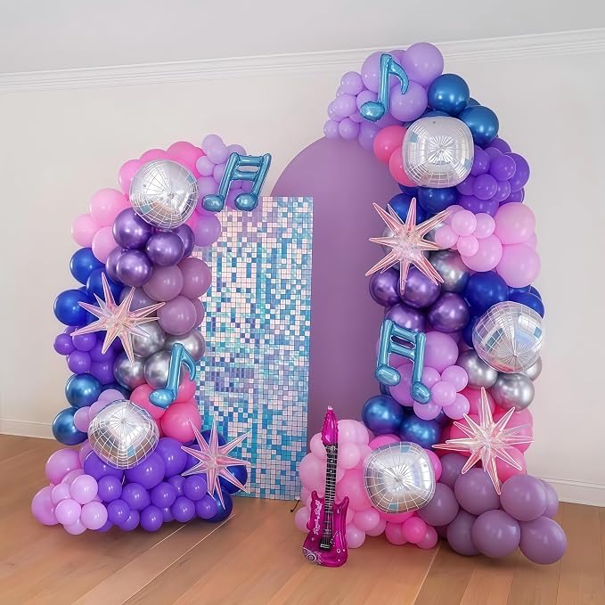 10pcs Music Party Foil Balloons Set - Image 8