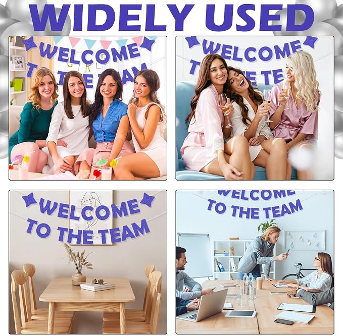 Blue Pre-Introduction Welcome Banner to Join the Team, Welcome Gifts - Image 7