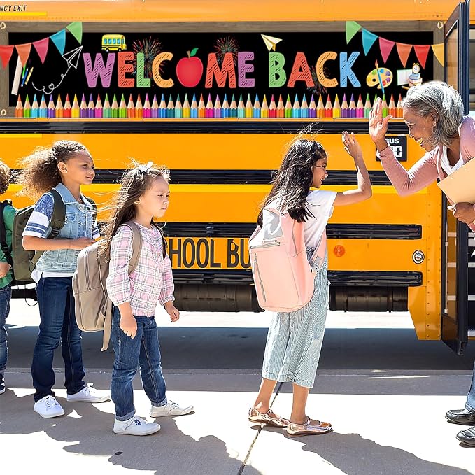 Welcome Back To School Banner 9.8x1.64ft - Image 5