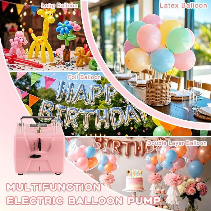 IDAODAN Electric Balloon Pump, Portable Electric Balloon Blower Machine - Image 7