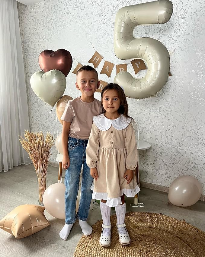 Cream 5 Balloon - Image 9