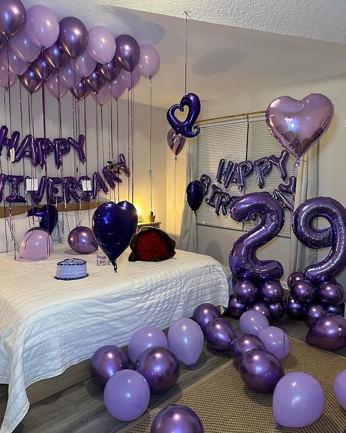 Purple 3 Balloon - Image 8
