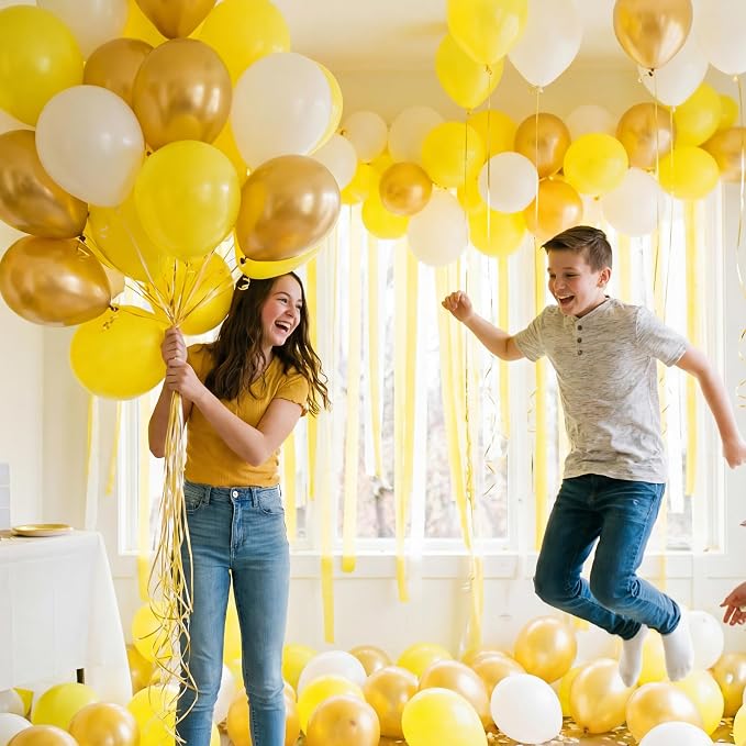 Yellow Balloons, Baby Shower, Anniversary, Graduation, Wedding Decorations - Image 9