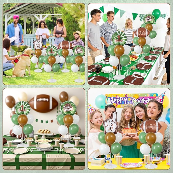 4 Sets Football Party Balloons Stand Kit - Image 7