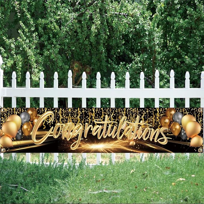 Congratulations Banner 6x1.3FT - Image 6
