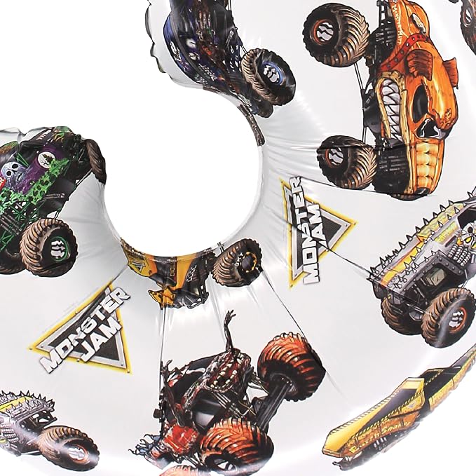 Toyland® 26" Monster Jam™ Number 3 Foil Balloon - Image 3