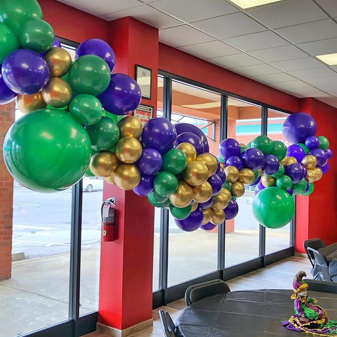 Voircoloria 66pcs Dark Green Latex Party Balloons, 12inch | - Image 9