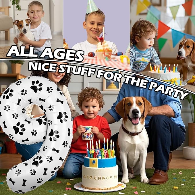 40 Inch Dog Foil Birthday Balloons - Image 7