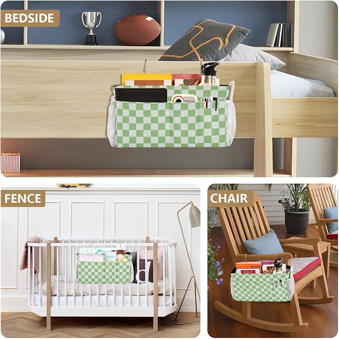 Bedside Caddy Hanging Bunk Bed Caddy Bed Organizer Hanging Pocket - Image 8