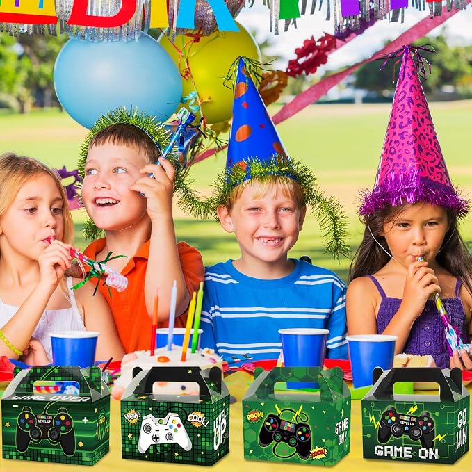 24 Pack Video Game Party Boxes Gamer Party Favor Candy Treat Bags Gaming - Image 7