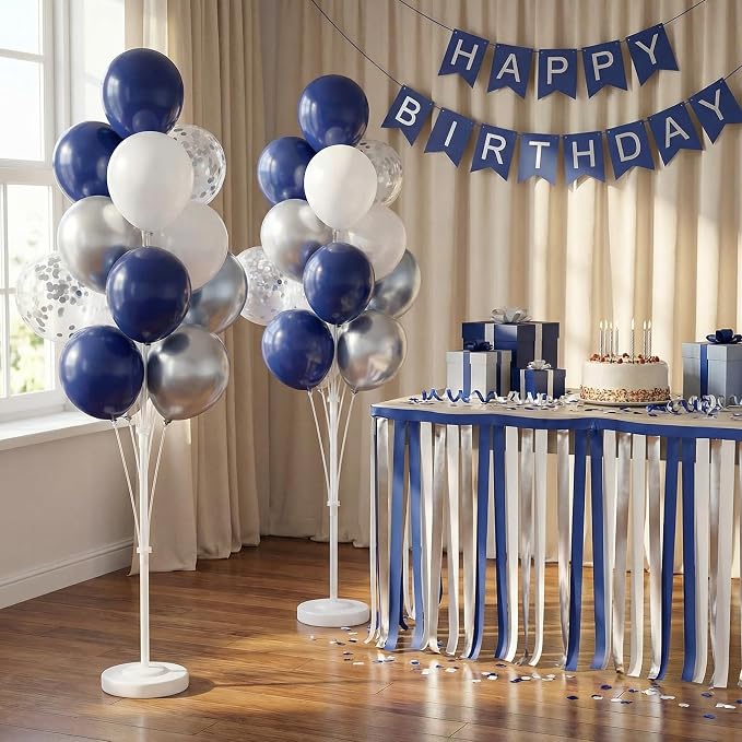 Blue Balloon Column Kit Set of 2 - Image 9