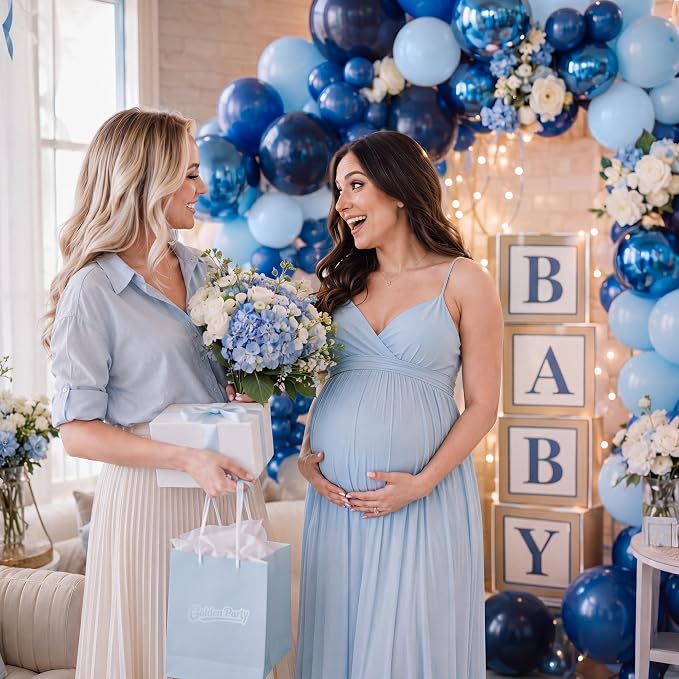 Blue Balloons, Light Blue, Anniversary, Graduation, Wedding Party Decorations - Image 7