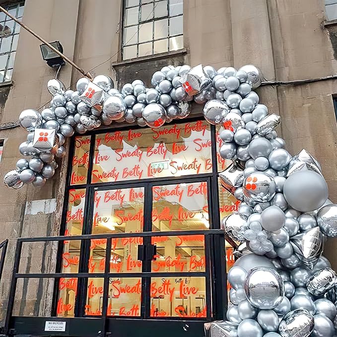 PartyWoo Silver Balloons 20pcs Latex Helium Balloons 18 Inch | Birthday Wedding - Image 6