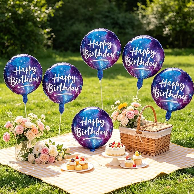 Happy Birthday Foil Balloon Set - Image 7