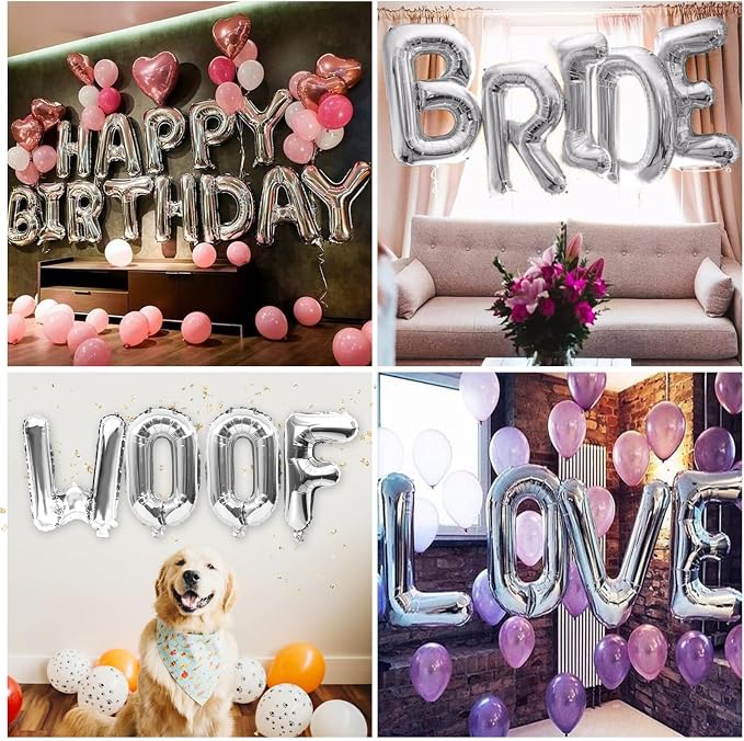 Biapian 40 Inch Letter Balloons, Baby Shower, Anniversary Party Decorations - Image 7