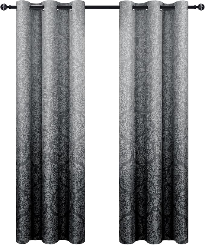 DWCN Ombre Blackout Curtains for Bedroom - Image 8