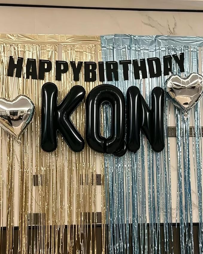 40 Inch Black Letter X Foil Balloon, Large Jumbo Mylar Helium Alphabet Balloon - Image 7