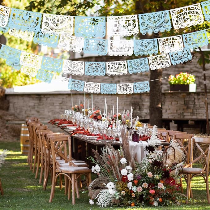 TaoBary 6 Pcs Papel Picado Mexican Wedding Cielito Lindo Party Decor 118 Feet - Image 7