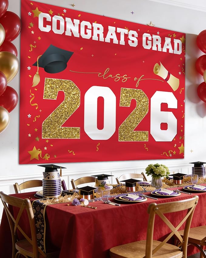 Class of 2026 Graduation Banner 47x67" - Image 9