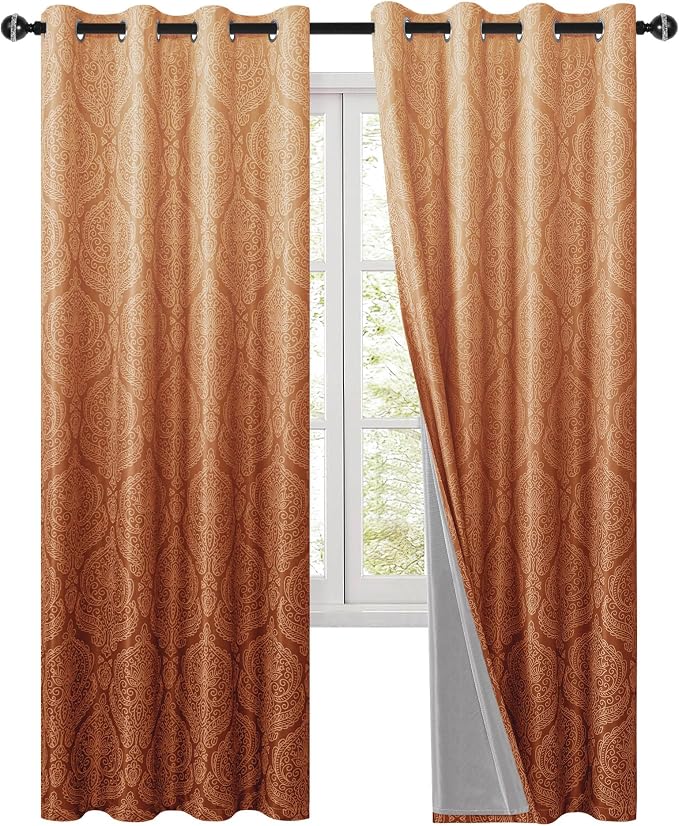DWCN 100% Blackout Curtains for Bedroom 96 Inch Length - Image 9