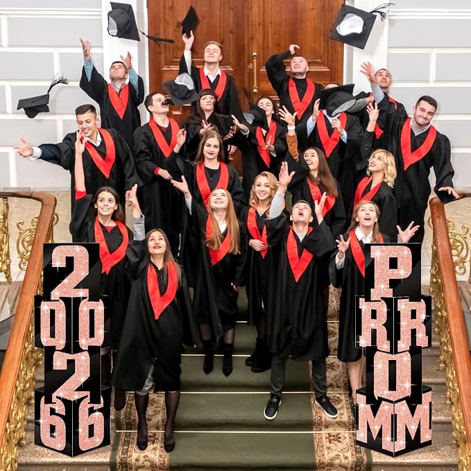 Queekay 8 Pcs Prom Column Standup Photo Booth Decorations 2026 Prom Backdrop - Image 7