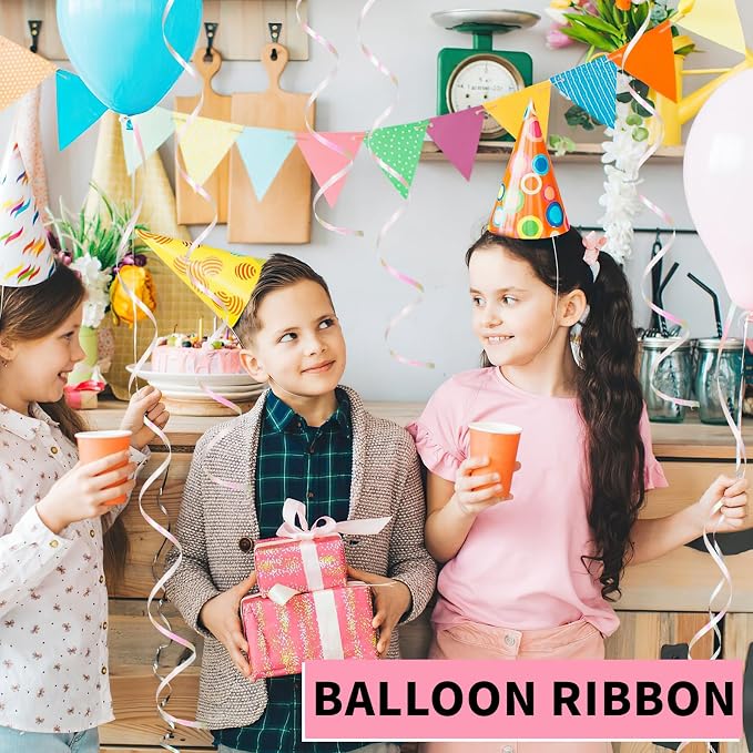 woric 600 Yard Iridescent White Curling Ribbon Balloon String Ribbon | 1/5 Inch - Image 6