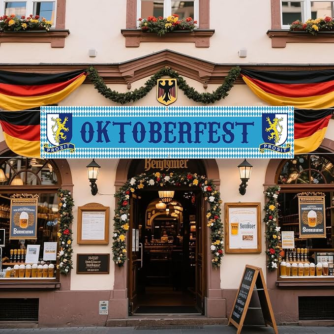 Oktoberfest Fence Banner 120" x 20" - Image 3