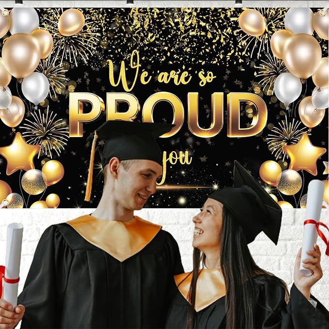 We Are Proud of You Banner – 6x4ft Graduation Banner, Congratulations Banner - Image 6