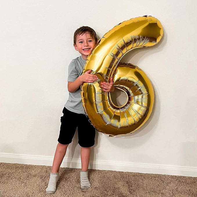 50 Balloon - Gold Birthday Number Balloons, 40 Inch Decorations Men Women | - Image 9