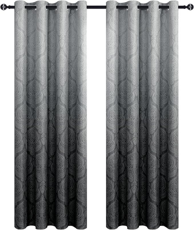 DWCN Ombre Blackout Curtains for Bedroom - Image 9