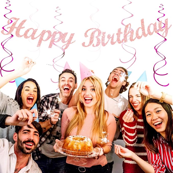 Light Hot Pink Birthday Party-Decorations - Image 7