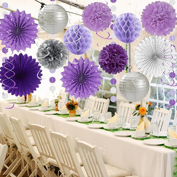 Roetyce Purlpe Retirement Party Decorations Women, Happy Retirement Banner | - Image 9