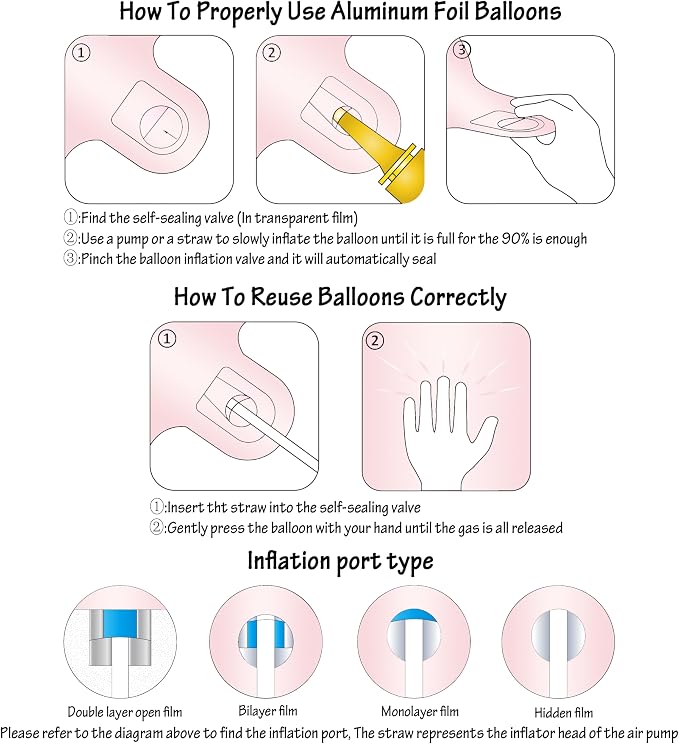 40 Inch Pink Number 6 Foil Balloon Light Pink Digital 6 Helium Balloon | - Image 3