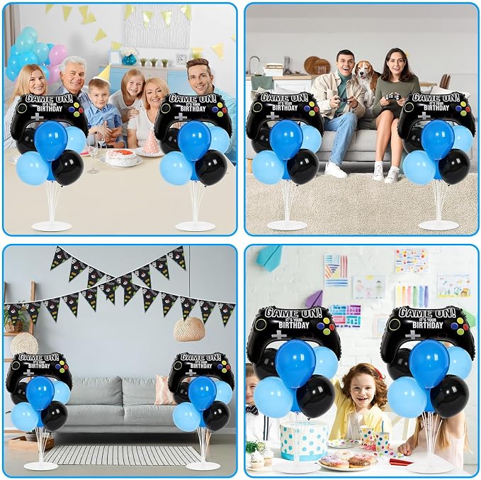 Video Game Birthday Party Balloons Stand Kit 2 Sets - Image 7